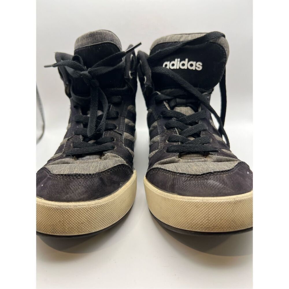 adidas NEO Raleigh Mid K AW5403 Black Basketball Shoes Sneakers